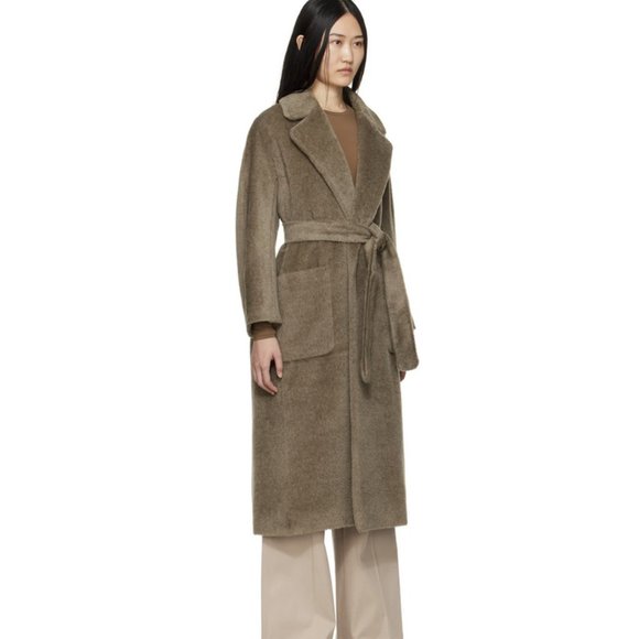 S Max Mara Malesia Coat, Beige Size 4 - Picture 7 of 16